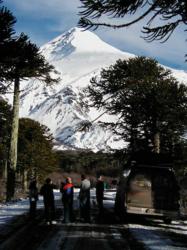 ski volcano lanin